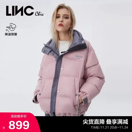 LINCCHIC金羽杰羽绒服女面包服免洗短款羽绒服女冬季Y21801232商品大图