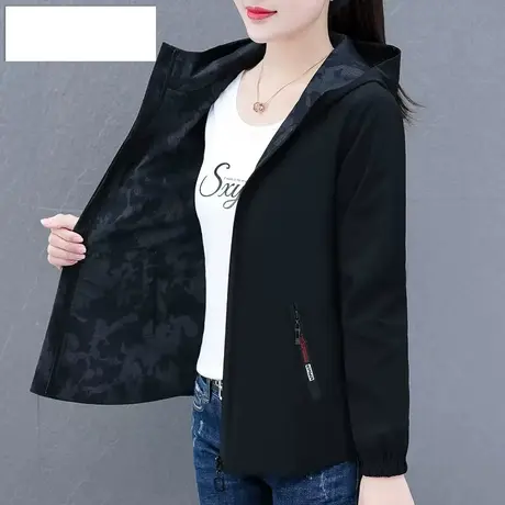 恋上17号啄木鸟女士短外套女款春季2023新款中年妈妈春秋薄款百搭图片