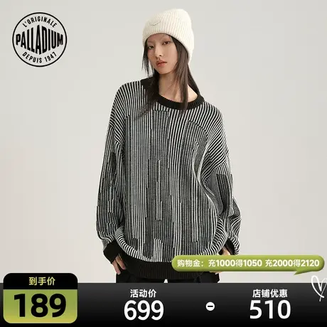 PALLADIUM帕拉丁毛衣男女款大字母提花大廓形潮流时尚毛衣177413图片