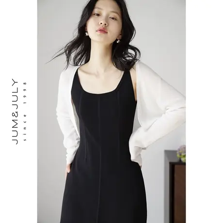 嘉茱莉2023夏季新款空调针织镂空罩衫天丝衫女披肩外搭设计感小众图片