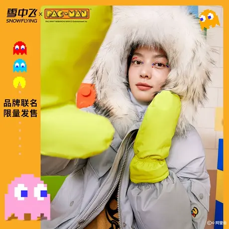雪中飞2023秋冬新款工装大毛领加厚保暖女士短款羽绒服外套潮图片
