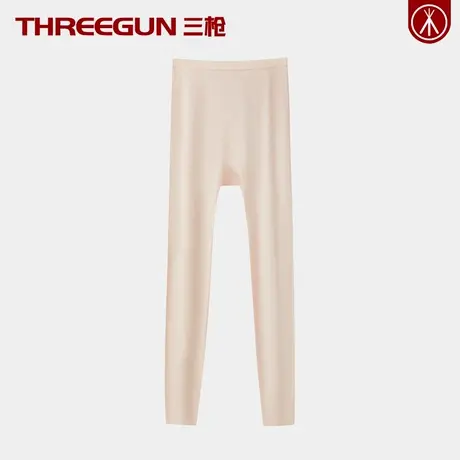 三枪100%纯棉薄款秋裤女士打底裤内衣单件少女保暖裤全棉长绒棉冬商品大图