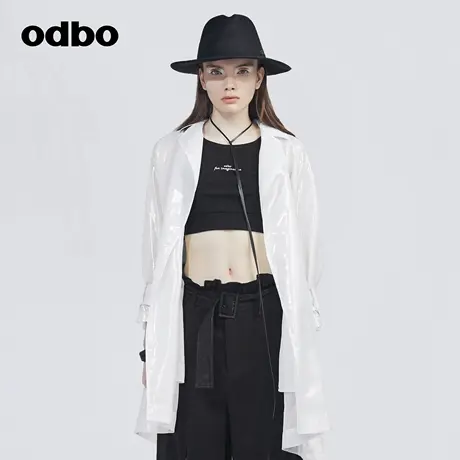 odbo/欧迪比欧原创设计高级感薄款外套女早夏新款百搭上衣商品大图