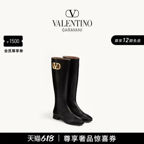 [礼物][12期免息]华伦天奴VALENTINO女士 VLOGO SIGNATURE 羊皮靴图片