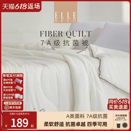 ELLE DECO抗菌被子被芯通用学生宿舍春秋冬被四季被商品大图