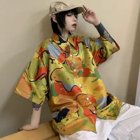 衬衫女士2020春款韩版复古港味设计感小众百搭仙女范上衣洋气衬衣商品大图