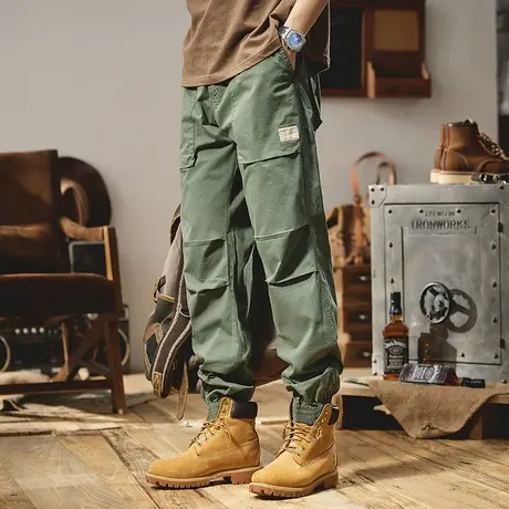 Modi Nick/摩帝尼克潮流百搭男款迷彩工装裤宽松潮流束脚休闲裤商品大图