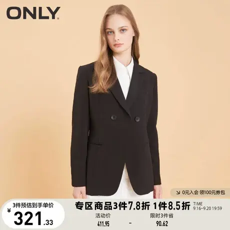 ONLY奥莱夏季气质通勤风宽松显瘦直筒西服外套女商品大图