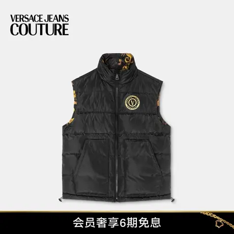 【春夏新品】VERSACE JEANS COUTURE 男士V-Emblem双面羽绒马甲图片