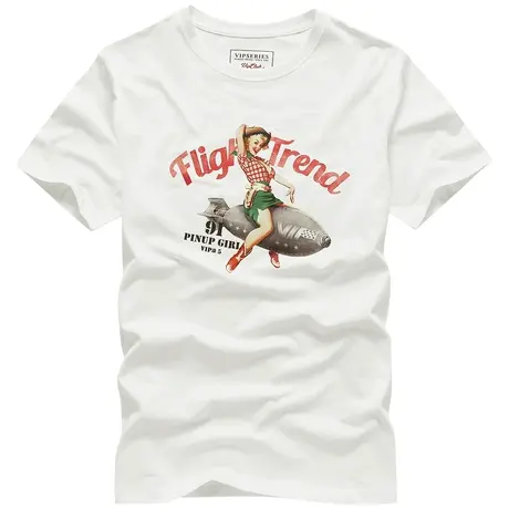 VIP夏季2023新款纯棉短袖t恤男士ins潮牌上衣服潮流宽松印花体恤商品大图