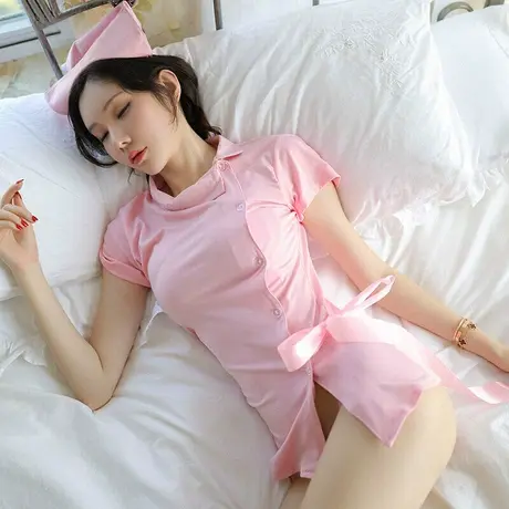 情趣内衣护士制服性感蕾丝纯欲床上小胸情感趣味情调诱惑角色扮演图片