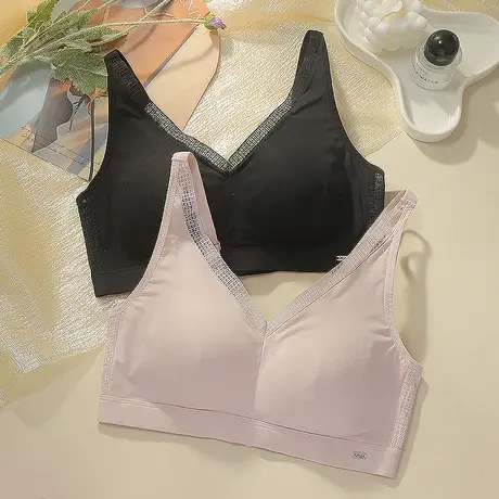 Shaply/莎莲妮专柜同款舒适睡眠围内衣聚拢侧收无钢圈养护文胸商品大图