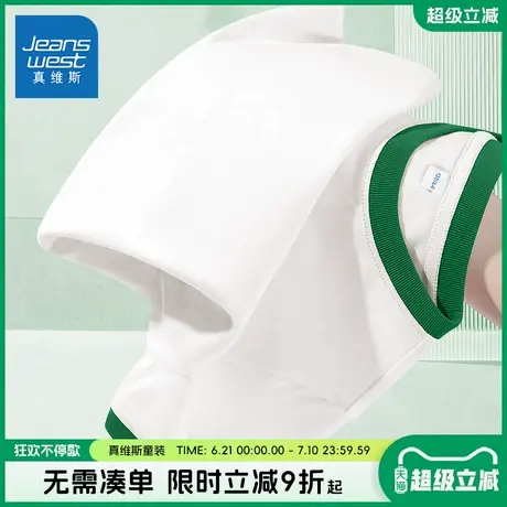 真维斯童装女童短袖t恤女大童夏季休闲体恤衫儿童纯棉透气半袖女商品大图