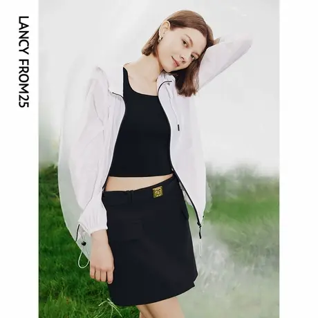 [朗姿奥莱]朗姿薄款透气时尚气质设计感显瘦轻运动女2024春新款高商品大图