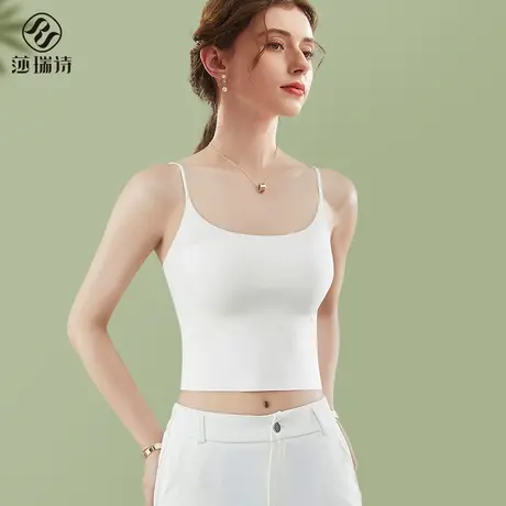 美背内衣女文胸一体带胸垫抹胸可外穿内搭防走光抹胸吊带背心夏季商品大图