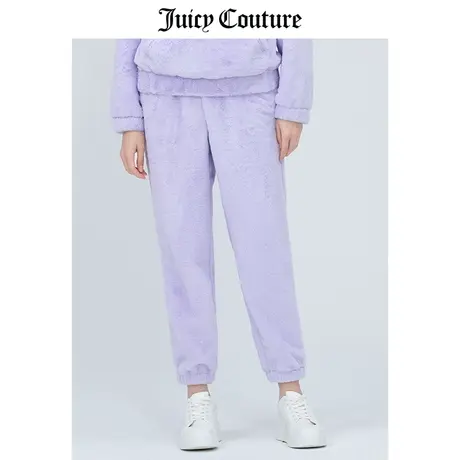 Juicy Couture橘滋春季新款迪士尼联名毛绒束腿裤运动休闲卫裤女商品大图