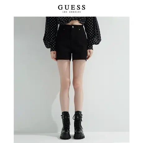 GUESS女士复古宽松纯欲牛仔短裤-YM2D8951图片