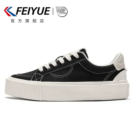 feiyue/飞跃帆布鞋女鞋2023春季新款百搭低帮休闲鞋简约板鞋897商品大图