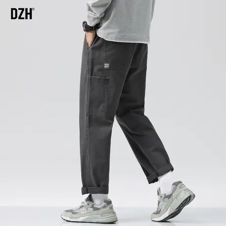 男士美式直筒裤高街裤子男秋季休闲裤伐木vibe风工装裤潮牌男裤商品大图