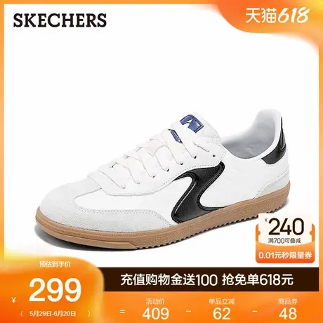 Skechers斯凯奇女鞋2025夏季新款休闲板鞋平底德训鞋时尚舒适百搭图片