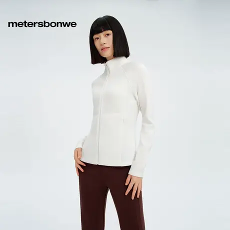 美特斯邦威开衫女2025冬季新款高弹超柔舒适小蛮腰长袖开衫上衣图片