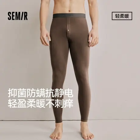 森马男士保暖裤加绒打底裤秋冬季秋裤男款加厚防寒裤内穿新款长裤商品大图
