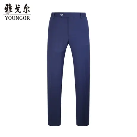 雅戈尔奥莱 男装羊毛面料裤子婚庆西装裤商务西裤直筒商品大图