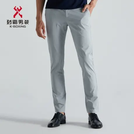 【莱赛尔】劲霸男士休闲裤夏季薄款微弹直筒修身商务裤BQXD2589商品大图