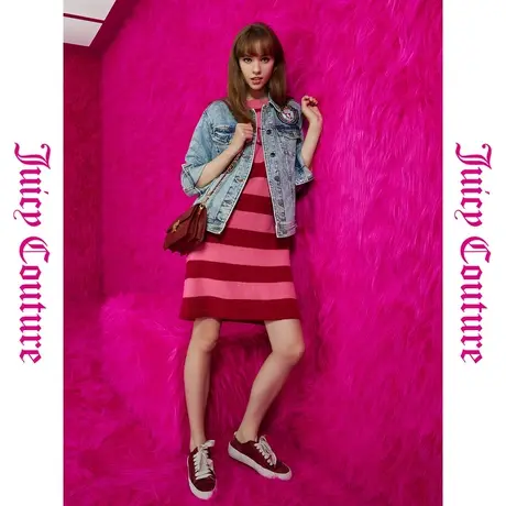 Juicy Couture橘滋秋冬新款女士气质高级感牛仔上衣外套百搭图片