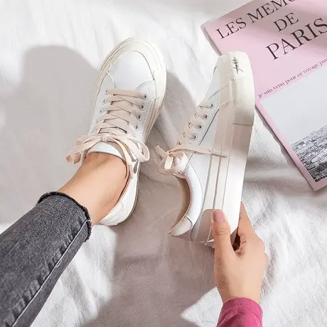 帆布鞋女ulzzang百搭2021年新款夏季薄款学生潮鞋ins白色低帮板鞋商品大图