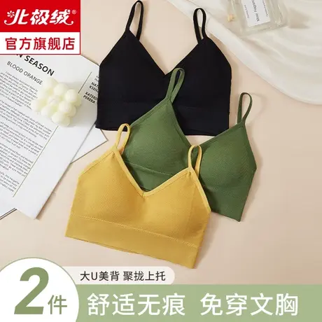 美背内衣女抹胸防走光裹胸内搭夏季薄款吊带背心运动一体式文胸罩商品大图