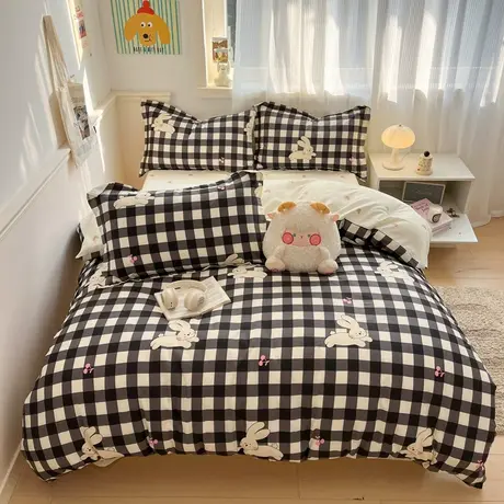 2026新款亲肤舒适全棉纯棉印花四件套柔软舒适图片