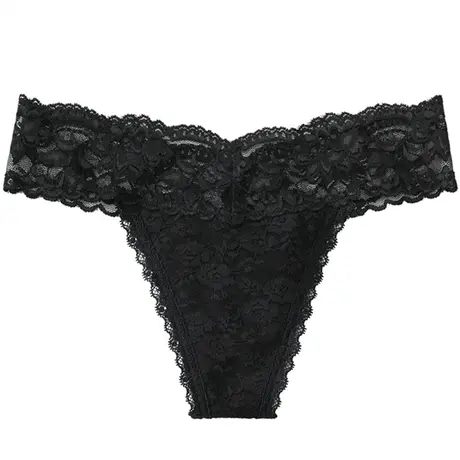 爱美菲露内裤女士简约款性感T裤低腰丁字裤女蕾丝舒适日系955923商品大图