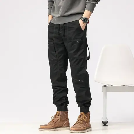 时尚百搭工装裤男裤夏季薄款工装长裤百搭男士潮流长裤男夏薄款商品大图