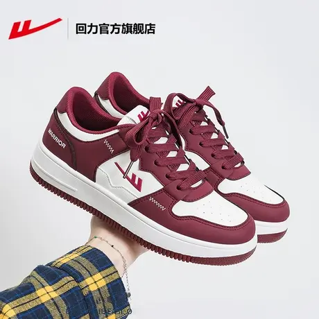 回力官方旗舰店女鞋2024新款春季厚底本命年红色情侣运动板鞋子女商品大图