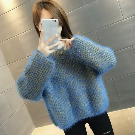 毛衣女装2023年新款秋冬季女士秋款秋装宽松外穿上衣服打底衫洋气图片