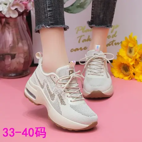 小个子运动鞋女小码33 34内增高7cm小白鞋显脚小老爹鞋2023新款春图片