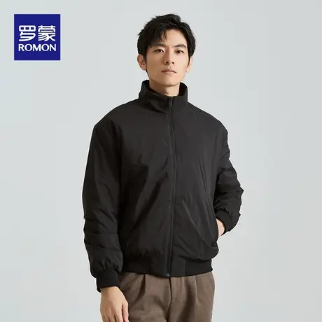 罗蒙棉衣男士冬季新款休闲翻领宽松潮牌保暖棉服冬装外套男棉袄厚图片