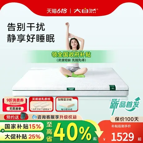 【新品首发岚栖H3】大自然山棕床垫护脊护腰硬垫防螨席梦思棕垫商品大图