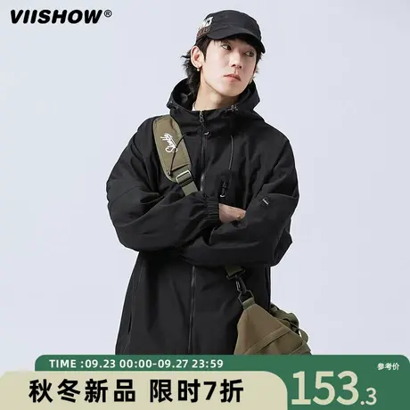 VIISHOW机能冲锋夹克春秋美式季三防宽松潮牌工装运动夹克外套男商品大图