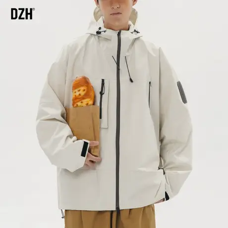 男士防风冲锋衣男款登山服川西旅游穿搭休闲工装外套男春秋款上衣商品大图