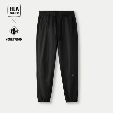 HLA/海澜之家POWER YOUNG系列休闲裤2024春夏新款松紧腰裤子男图片