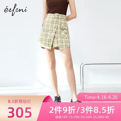 【商场同款】伊芙丽短裤1C4150793商品大图