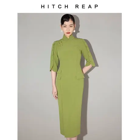 希区瑞普高端改良旗袍女2023年春季新款气质中国风宴会礼服连衣裙图片