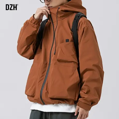 男士工装户外冲锋衣外套男春秋款高级感痞帅机能防风登山夹克上衣商品大图