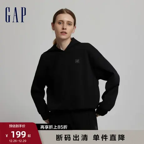 Gap女装早春空气三明治短款连帽衫卫衣休闲时尚运动上衣810612图片