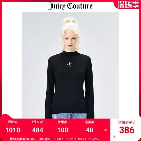 Juicy Couture橘滋毛衫女秋冬新款时尚休闲毛织套头衫百搭毛衣女图片