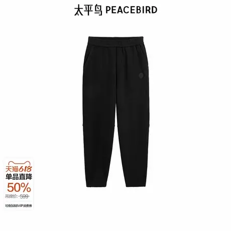 【商场同款】太平鸟男装冬季新款时尚休闲裤时尚直筒裤B2GME4283商品大图