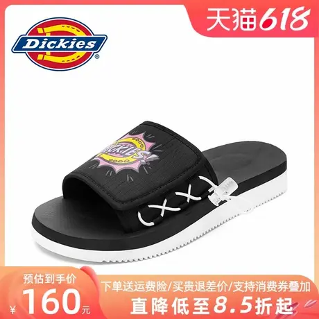 Dickies拖鞋男夏季外穿踩屎感防滑男士运动休闲厚底耐磨凉鞋男款商品大图