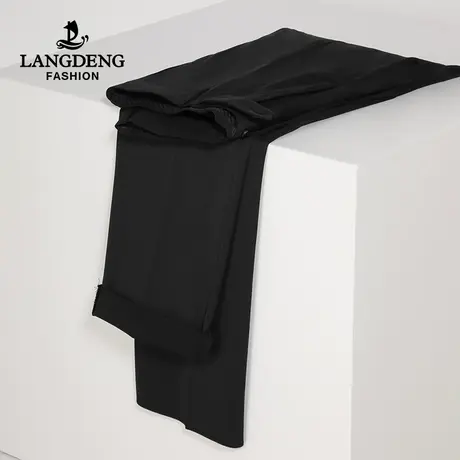 浪登男士薄款西裤2023夏季直筒微弹凉感易打理西装裤男中青年商品大图